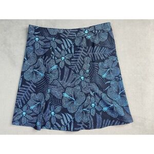 RipSkirt Skirt Women Medium Length 2 Black Blue Floral Swim Cover Up Wrap Hawaii